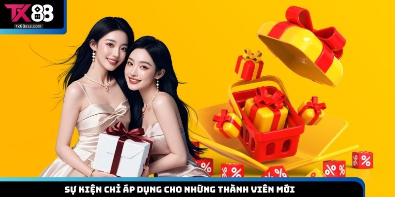 Sự kiện chỉ áp dụng cho những thành viên mới